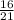 \frac{16}{21}