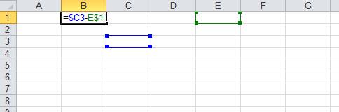 При работе с эт в ячейку в1 записана формула =$c3-e$1. какой вид приобретет формула после того, как