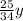 \frac{25}{34} y