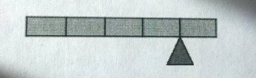 Массой 5 кг является рычагом. какой массы груз нужно подвесить на правом конце ,чтобы она находилась