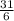 \frac{31}{6}