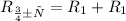 R_{общ} = R_{1} + R_{1}