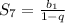 S_{7}= \frac{b_{1}}{1-q}