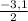 \frac{-3,1}{2}