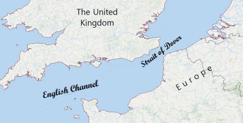 The uk is separated from the continent