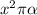 x^{2} \pi \alpha