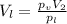 V_l= \frac{p_vV_2}{p_l}