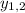 y_{1,2}