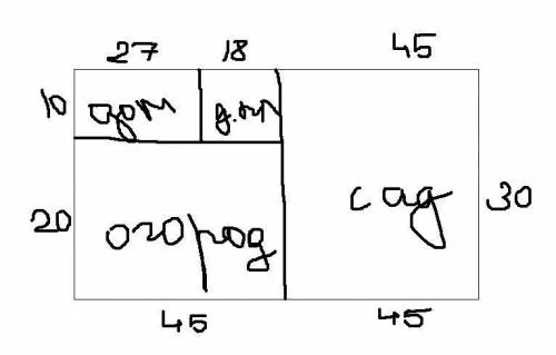 Сделай проект плана садового участка, длина которого 90 м,а ширина 30 м,дом на участке занимает деся