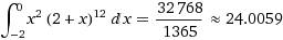 Замена переменной в интергале интеграл x^2(x+2)^12dx