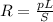 R = \frac{pL}{S}