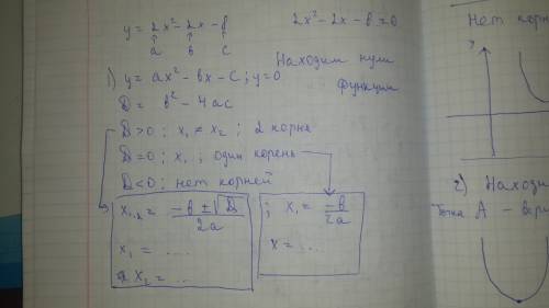 Квадратичная функция ! : ) 24 как из любого уравнения (например y=2x^2-2x-8 ) преобразовать параболу