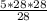 \frac{5*28*28}{28}