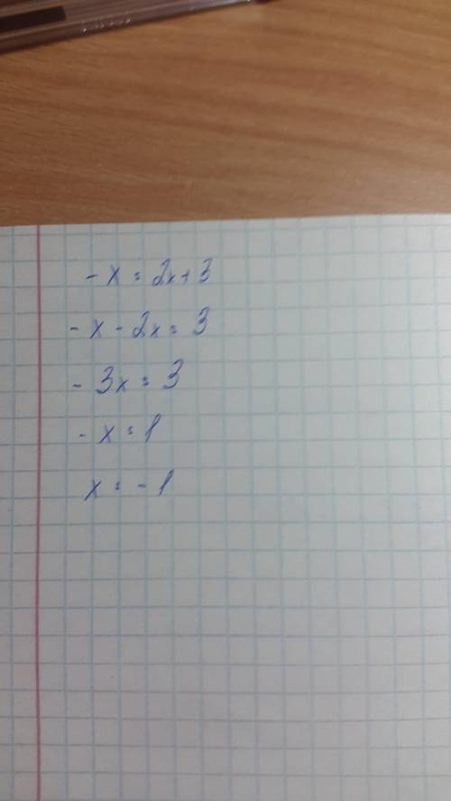 X=2x+3 решите кто сможет или кому не лень.