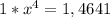 1* x^{4} = 1,4641