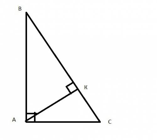 Втреугольнике проведена высота из вершины прямого угла докажите что данный треугольник из-за образов