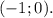 (-1;0).