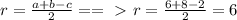r= \frac{a+b-c}{2}==\ \textgreater \ r= \frac{6+8-2}{2}= 6