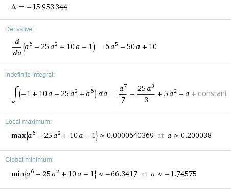 1. x^4 - 16*a^2 + 8*a*y - y^2 2. a^6 - 25*a^2 + 10*a - 1