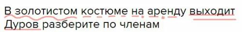 Взолотистом костюме на аренду выходит дуров разберите по членам