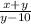 \frac{x+y}{y-10}