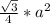 \frac{ \sqrt{3} }{4} * a^{2} &#10;&#10;