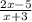 \frac{2x-5}{x+3}