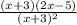 \frac{(x+3)(2x-5)}{(x+3) ^{2} }