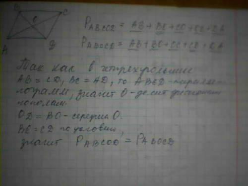 Выпуклый четырехугольник аbcd имеет две пары равных между собой смежных сторон: ab=ad, bc=cd, о - то