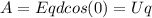 A=Eqdcos(0)=Uq