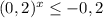 (0,2)^{ x} \leq -0,2 \\ &#10;&#10;&#10;