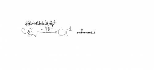 Окислительно- восстановительная реакция cl2+koh=kcl+kclo3+h2o