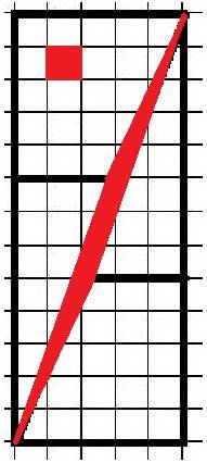 Вырезать из листа клетчатой бумаги квадрат 8 на8 начертить 5 отрезков разрезать квадрат с угла на уг