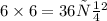 6 \times 6 =36см {}^{2}