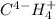 C^{4-}H_4^{+}