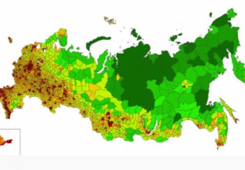 Максимальная плотность россии, где и почему? минимальная плотность россии, где и почему,