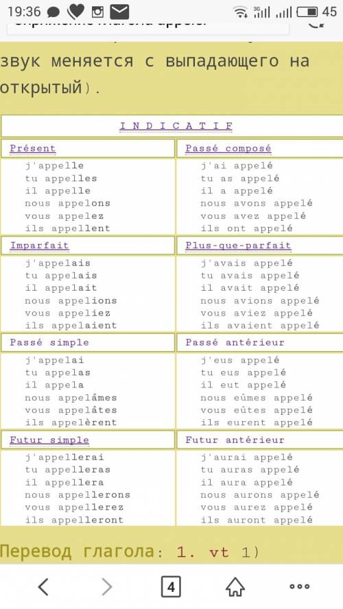 Appeler 1 группа прямо сейчас надо