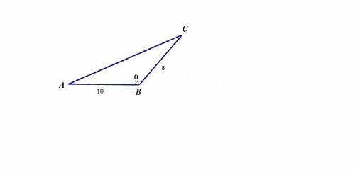 Две стороны треугольника равны 10 и 8 см, а его площадь 20 см. вычислите угол между этими сторонами,