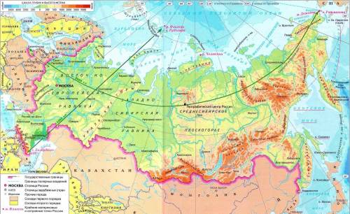 Какое из следующих утверждений о положении россии верно? 1)территория россии расположена в двух част