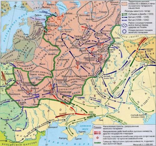 Как изменилась полетическая карта восточной европы после монголо-татарского нашествия? не статьей