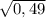 \sqrt{0,49}