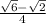 \frac{\sqrt{6}-\sqrt{2}}{4}