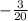 -\frac{3}{20}