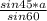 \frac{sin45*a}{sin60}