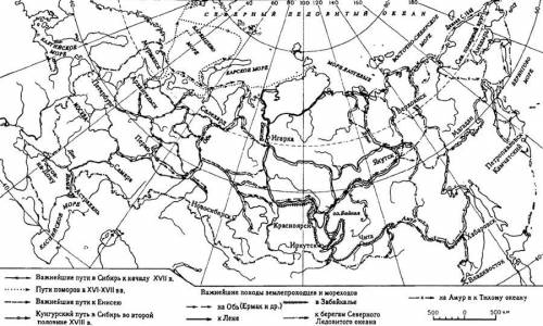 Какой путь держали землепроходцы для исследования сибири