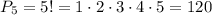 P_5=5!=1\cdot2\cdot3\cdot4\cdot5=120