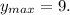 y_{max}=9.