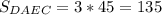 S_{DAEC}=3*45=135