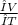 \frac{ΔV}{ΔT}