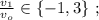 \frac{v_1}{v_o} \in \{ -1 , 3 \} \ ;